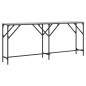 vidaXL Konsolentisch Grau Sonoma 180x29x75 cm Holzwerkstoff vidaXL Konsolentisch Grau Sonoma 180x29x75 cm Holzwerkstoff