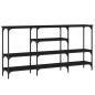 vidaXL Konsolentisch Schwarz 160x29x80 cm Holzwerkstoff vidaXL Konsolentisch Schwarz 160x29x80 cm Holzwerkstoff