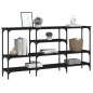 vidaXL Konsolentisch Schwarz 160x29x80 cm Holzwerkstoff vidaXL Konsolentisch Schwarz 160x29x80 cm Holzwerkstoff