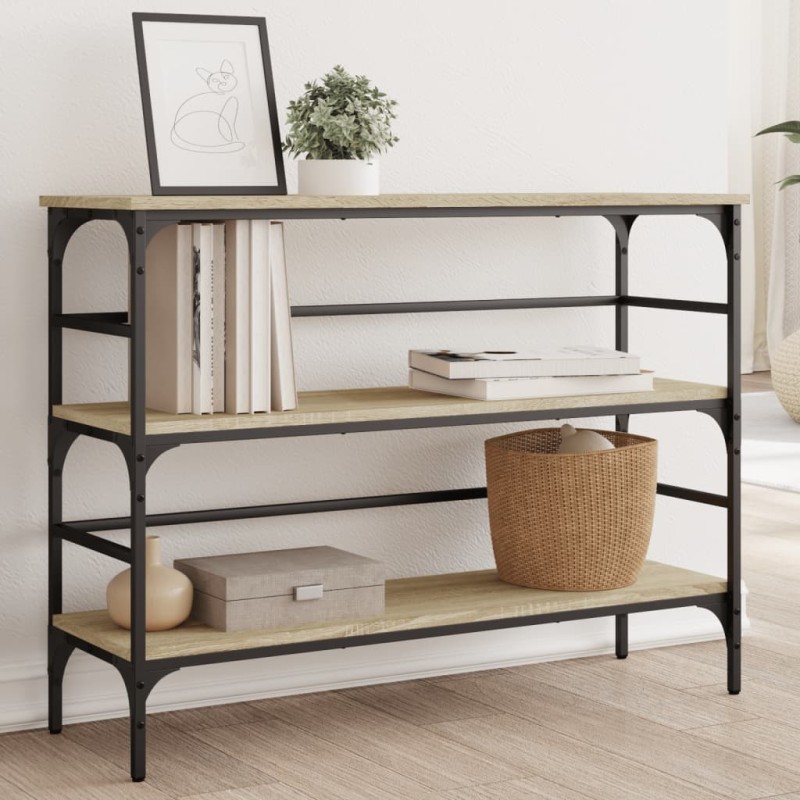 vidaXL Konsolentisch Sonoma-Eiche 100x32x75 cm Holzwerkstoff vidaXL Konsolentisch Sonoma-Eiche 100x32x75 cm Holzwerkstoff