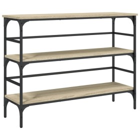 vidaXL Konsolentisch Sonoma-Eiche 100x32x75 cm Holzwerkstoff