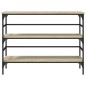 vidaXL Konsolentisch Sonoma-Eiche 100x32x75 cm Holzwerkstoff vidaXL Konsolentisch Sonoma-Eiche 100x32x75 cm Holzwerkstoff