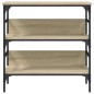 vidaXL Konsolentisch Sonoma-Eiche 75x32x75 cm Holzwerkstoff vidaXL Konsolentisch Sonoma-Eiche 75x32x75 cm Holzwerkstoff