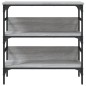 vidaXL Konsolentisch Grau Sonoma 75x32x75 cm Holzwerkstoff vidaXL Konsolentisch Grau Sonoma 75x32x75 cm Holzwerkstoff