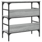 vidaXL Konsolentisch Grau Sonoma 75x32x75 cm Holzwerkstoff vidaXL Konsolentisch Grau Sonoma 75x32x75 cm Holzwerkstoff