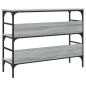 vidaXL Konsolentisch Grau Sonoma 100x32x75 cm Holzwerkstoff vidaXL Konsolentisch Grau Sonoma 100x32x75 cm Holzwerkstoff