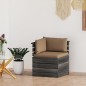 vidaXL Garten-Paletten-Ecksofa mit Kissen Kiefernholz vidaXL Garten-Paletten-Ecksofa mit Kissen Kiefernholz