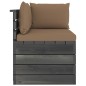 vidaXL Garten-Paletten-Ecksofa mit Kissen Kiefernholz vidaXL Garten-Paletten-Ecksofa mit Kissen Kiefernholz