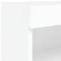 vidaXL TV-Schränke mit LED-Leuchten 2 Stk. Weiß 80x30x30 cm