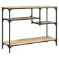 vidaXL Konsolentisch mit Ablagen Sonoma-Eiche 100x35x75 cm vidaXL Konsolentisch mit Ablagen Sonoma-Eiche 100x35x75 cm