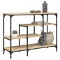 vidaXL Konsolentisch mit Ablagen Sonoma-Eiche 100x35x75 cm vidaXL Konsolentisch mit Ablagen Sonoma-Eiche 100x35x75 cm