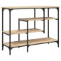 vidaXL Konsolentisch mit Ablagen Sonoma-Eiche 100x35x75 cm vidaXL Konsolentisch mit Ablagen Sonoma-Eiche 100x35x75 cm