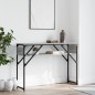 vidaXL Konsolentisch mit Ablage Grau Sonoma 105x30x75cm Holzwerkstoff vidaXL Konsolentisch mit Ablage Grau Sonoma 105x30x75cm Holzwerkstoff