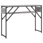 vidaXL Konsolentisch mit Ablage Grau Sonoma 105x30x75cm Holzwerkstoff vidaXL Konsolentisch mit Ablage Grau Sonoma 105x30x75cm Holzwerkstoff
