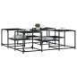 vidaXL Couchtisch Schwarz 121x121x40 cm Holzwerkstoff vidaXL Couchtisch Schwarz 121x121x40 cm Holzwerkstoff