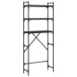 vidaXL Waschmaschinenregal Schwarz 67x25x163 cm Holzwerkstoff vidaXL Waschmaschinenregal Schwarz 67x25x163 cm Holzwerkstoff