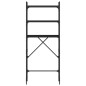 vidaXL Waschmaschinenregal Schwarz 67x25x163 cm Holzwerkstoff vidaXL Waschmaschinenregal Schwarz 67x25x163 cm Holzwerkstoff