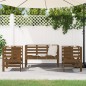 vidaXL 3-tlg. Garten-Lounge-Set Honigbraun Massivholz Kiefer vidaXL 3-tlg. Garten-Lounge-Set Honigbraun Massivholz Kiefer