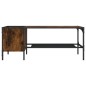 vidaXL Couchtisch mit Regal Räuchereiche 100x51x40 cm Holzwerkstoff vidaXL Couchtisch mit Regal Räuchereiche 100x51x40 cm Holzwerkstoff