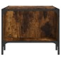 vidaXL Couchtisch mit Regal Räuchereiche 100x51x40 cm Holzwerkstoff vidaXL Couchtisch mit Regal Räuchereiche 100x51x40 cm Holzwerkstoff
