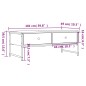 vidaXL Couchtisch Braun Eichen-Optik 101x49x39,5 cm Holzwerkstoff vidaXL Couchtisch Braun Eichen-Optik 101x49x39,5 cm Holzwerkstoff