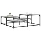 vidaXL Couchtisch Grau Sonoma 107x107x40 cm Holzwerkstoff