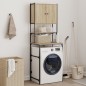 vidaXL Waschmaschinenschrank Sonoma-Eiche 67x48x194 cm Holzwerkstoff vidaXL Waschmaschinenschrank Sonoma-Eiche 67x48x194 cm Holzwerkstoff