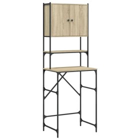 vidaXL Waschmaschinenschrank Sonoma-Eiche 67x48x194 cm Holzwerkstoff