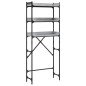vidaXL Waschmaschinenregal Grau Sonoma 67x25x163 cm Holzwerkstoff vidaXL Waschmaschinenregal Grau Sonoma 67x25x163 cm Holzwerkstoff