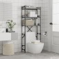 vidaXL Waschmaschinenregal Grau Sonoma 67x25x163 cm Holzwerkstoff vidaXL Waschmaschinenregal Grau Sonoma 67x25x163 cm Holzwerkstoff