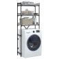 vidaXL Waschmaschinenregal Grau Sonoma 67x25x163 cm Holzwerkstoff vidaXL Waschmaschinenregal Grau Sonoma 67x25x163 cm Holzwerkstoff