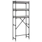 vidaXL Waschmaschinenregal Grau Sonoma 67x25x163 cm Holzwerkstoff vidaXL Waschmaschinenregal Grau Sonoma 67x25x163 cm Holzwerkstoff