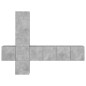 vidaXL 5-tlg. Wohnwand Betongrau Holzwerkstoff vidaXL 5-tlg. Wohnwand Betongrau Holzwerkstoff