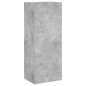 vidaXL 5-tlg. Wohnwand Betongrau Holzwerkstoff vidaXL 5-tlg. Wohnwand Betongrau Holzwerkstoff