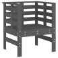 vidaXL Gartenstühle 2 Stk. Grau 61,5x53x71 cm Massivholz Kiefer vidaXL Gartenstühle 2 Stk. Grau 61,5x53x71 cm Massivholz Kiefer
