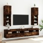 vidaXL TV-Schränke mit LED-Leuchten 2 Stk. Räuchereiche 30,5x30x102 cm vidaXL TV-Schränke mit LED-Leuchten 2 Stk. Räuchereiche 30,5x30x102 cm
