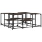 vidaXL Couchtisch Braun Eichen-Optik 91x91x40 cm Holzwerkstoff vidaXL Couchtisch Braun Eichen-Optik 91x91x40 cm Holzwerkstoff