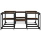 vidaXL Couchtisch Räuchereiche 91x91x40 cm Holzwerkstoff vidaXL Couchtisch Räuchereiche 91x91x40 cm Holzwerkstoff