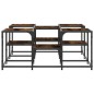 vidaXL Couchtisch Räuchereiche 91x91x40 cm Holzwerkstoff vidaXL Couchtisch Räuchereiche 91x91x40 cm Holzwerkstoff