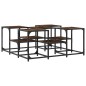vidaXL Couchtisch Räuchereiche 91x91x40 cm Holzwerkstoff vidaXL Couchtisch Räuchereiche 91x91x40 cm Holzwerkstoff