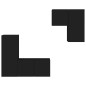 vidaXL 4-tlg. Wohnwand Schwarz Holzwerkstoff vidaXL 4-tlg. Wohnwand Schwarz Holzwerkstoff