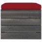 vidaXL Garten-Paletten-Hocker mit Sitzkissen Kiefernholz vidaXL Garten-Paletten-Hocker mit Sitzkissen Kiefernholz