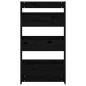 vidaXL Wand-Pflanzkübel 3 Fächer 60x18,5x110 cm Schwarz Kiefernholz vidaXL Wand-Pflanzkübel 3 Fächer 60x18,5x110 cm Schwarz Kiefernholz