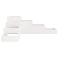 vidaXL Pflanzentreppe 4 Stufen 106x104,5x36 cm Weiß Massivholz Kiefer vidaXL Pflanzentreppe 4 Stufen 106x104,5x36 cm Weiß Massivholz Kiefer