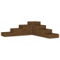 vidaXL Pflanzentreppe 4 Stufen 106x104,5x36 cm Honigbraun Massivholz vidaXL Pflanzentreppe 4 Stufen 106x104,5x36 cm Honigbraun Massivholz