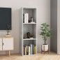 vidaXL Bücherregal/TV-Schrank Betongrau 36x30x114 cm Holzwerkstoff vidaXL Bücherregal/TV-Schrank Betongrau 36x30x114 cm Holzwerkstoff