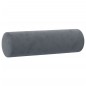 vidaXL 2-Sitzer-Sofa mit Zierkissen Dunkelgrau 140 cm Samt vidaXL 2-Sitzer-Sofa mit Zierkissen Dunkelgrau 140 cm Samt