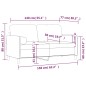 vidaXL 2-Sitzer-Sofa mit Zierkissen Dunkelgrau 140 cm Samt vidaXL 2-Sitzer-Sofa mit Zierkissen Dunkelgrau 140 cm Samt
