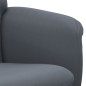 vidaXL Relaxsessel mit Hocker Dunkelgrau Samt vidaXL Relaxsessel mit Hocker Dunkelgrau Samt