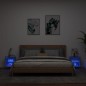 vidaXL Wand-Nachttische mit LED-Leuchten 2 Stk. Schwarz vidaXL Wand-Nachttische mit LED-Leuchten 2 Stk. Schwarz